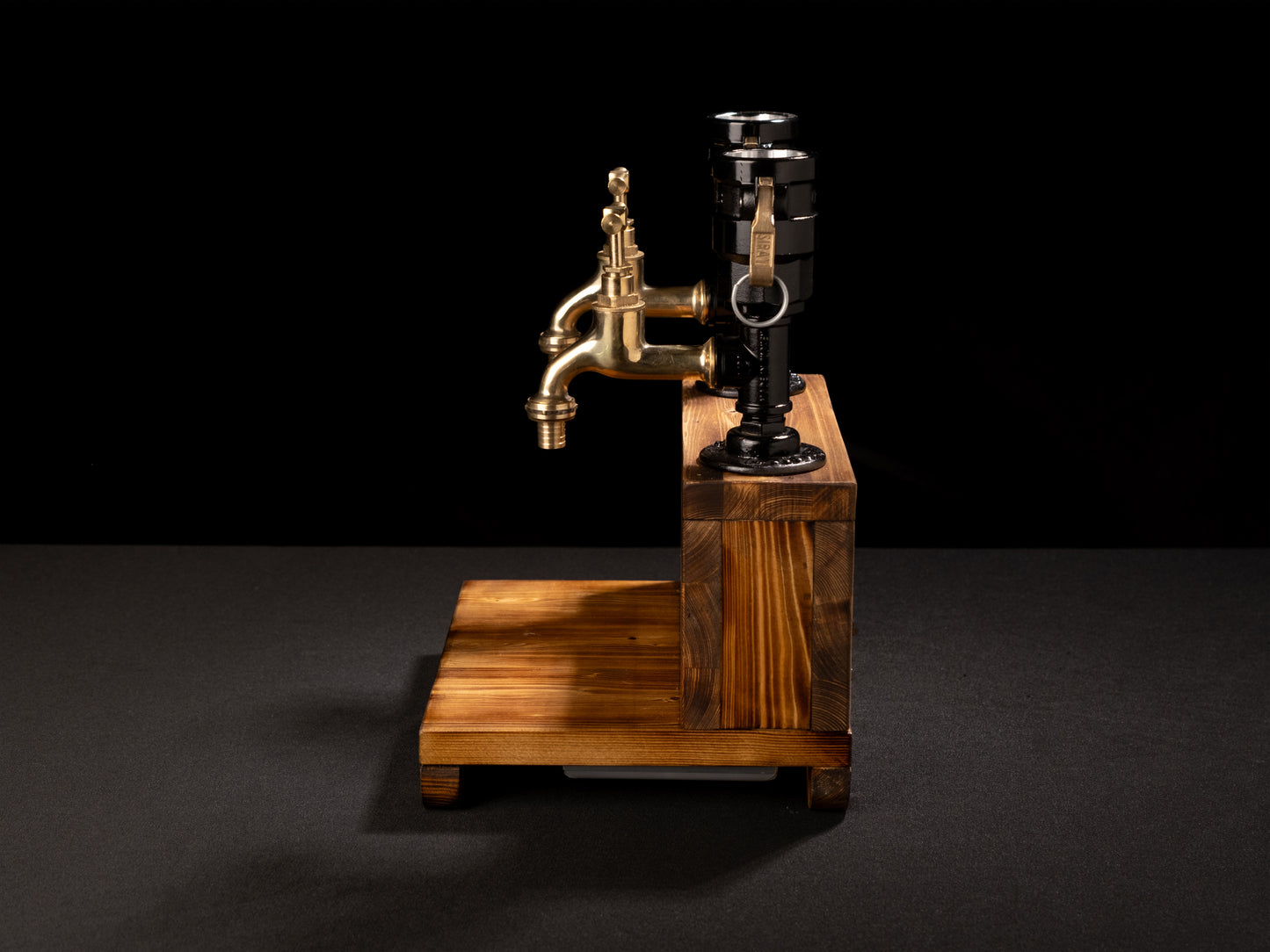 handmade drink dispensers: "Handmade drink dispensers with rustic charm."