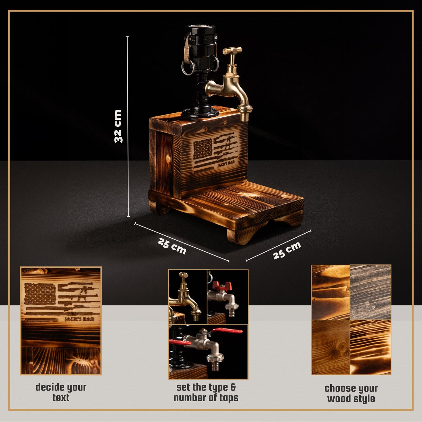 rustic drink dispensers: "Elegant rustic drink dispensers for any occasion."