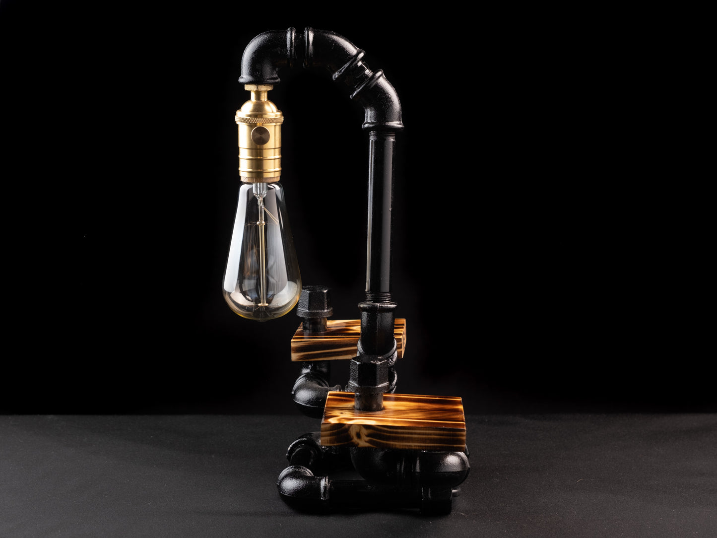 rustic table lamps: "Elegant rustic table lamps perfect for any living room."