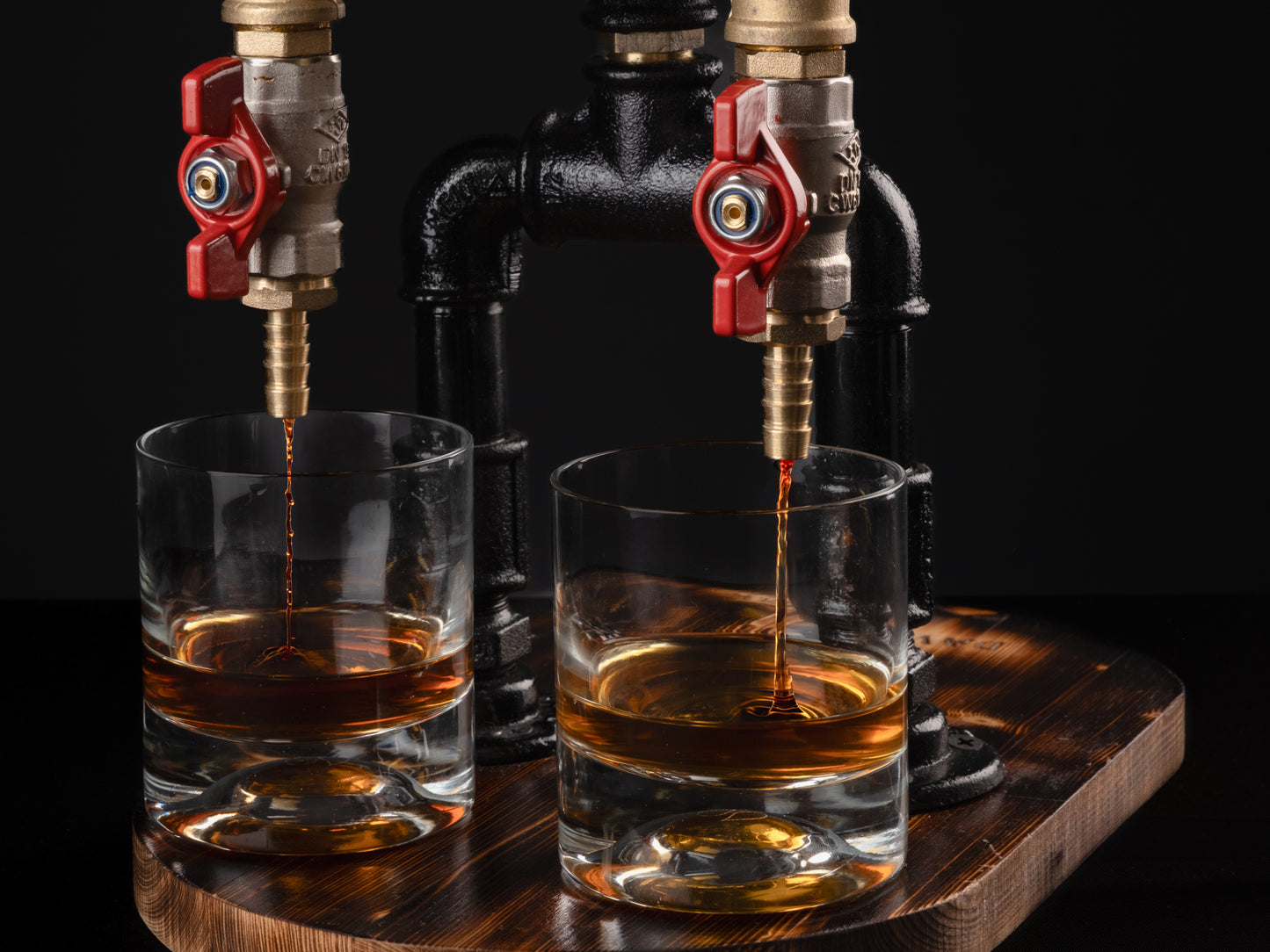 handmade drink dispensers: "Handmade drink dispensers with rustic charm."