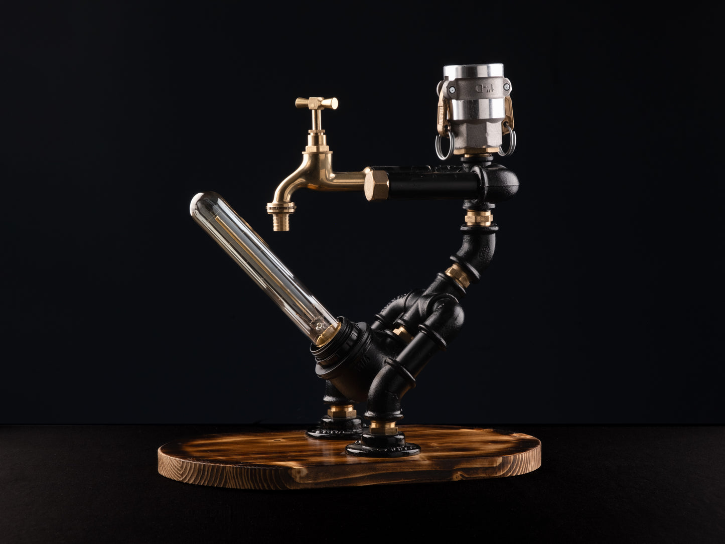industrial bar taps: "Industrial bar taps with a rustic feel, a unique Father's Day gift."