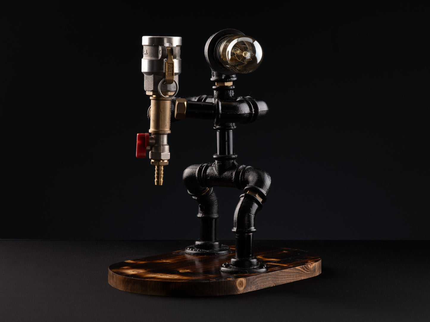 industrial bar taps: "Industrial bar taps with a rustic feel, a unique Father's Day gift."