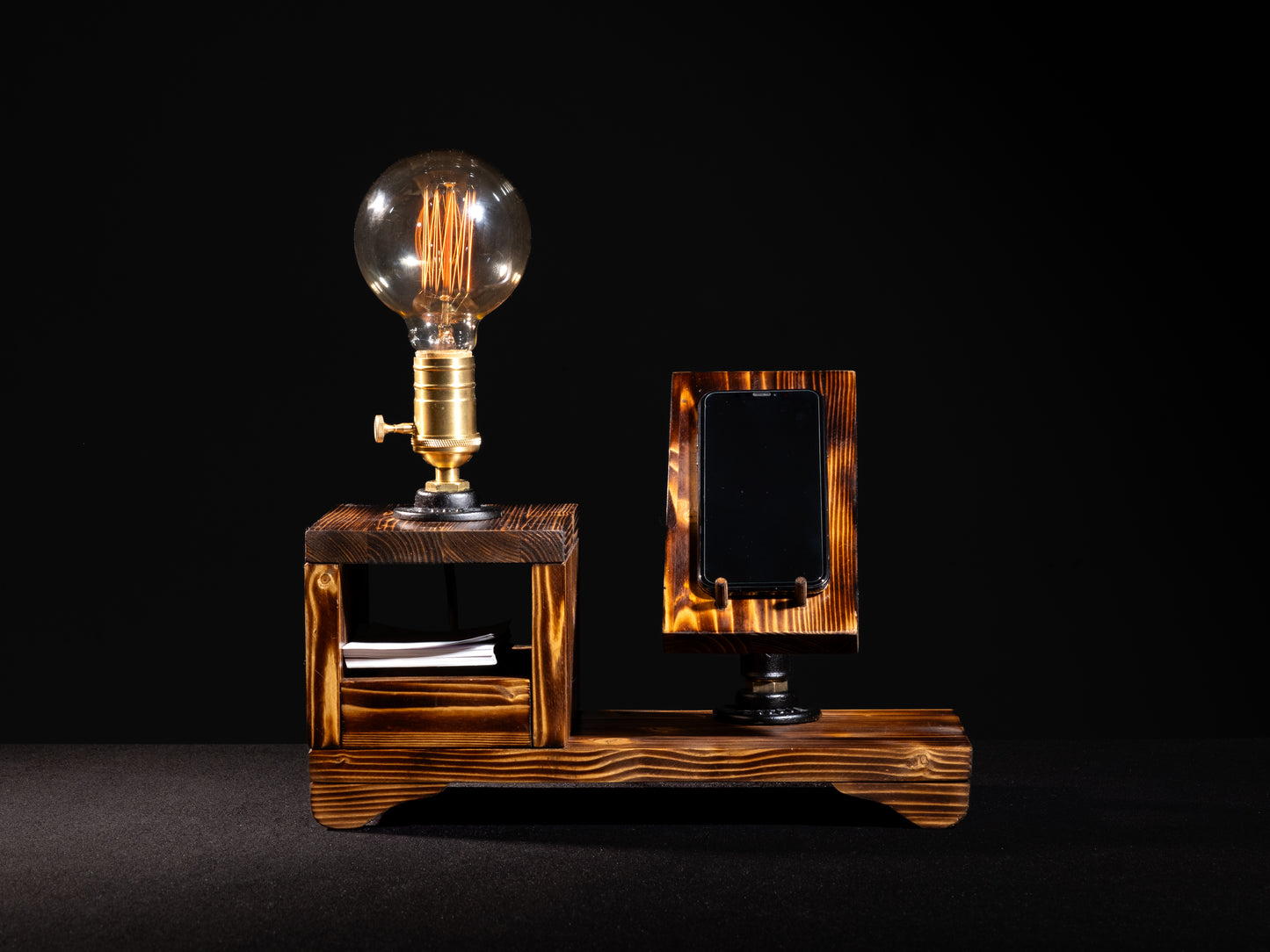 industrial night lamps: "Industrial night lamps with a rustic twist."