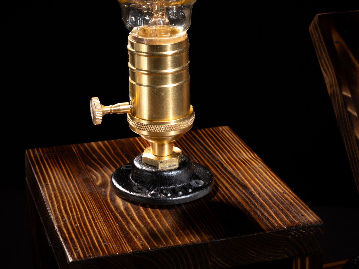 handmade night lamps: "Handmade night lamps with unique rustic designs."