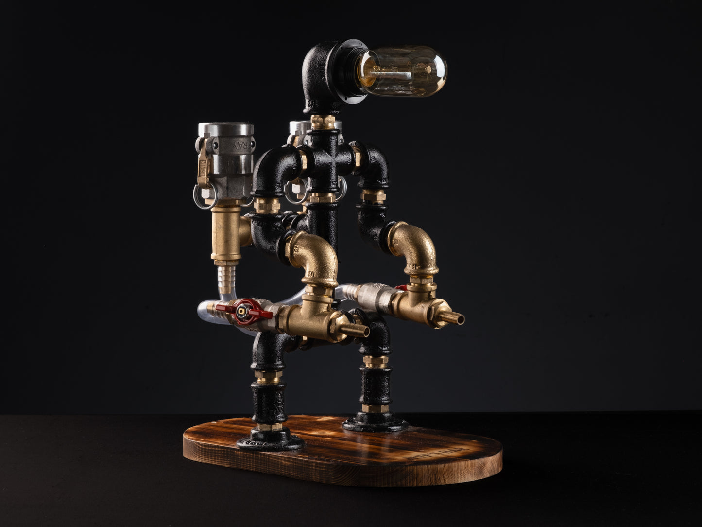 industrial bar taps: "Industrial bar taps with a rustic feel, a unique Father's Day gift."