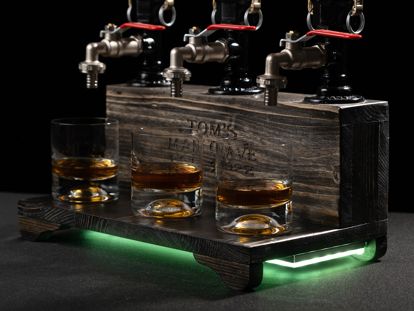 handmade drink dispensers: "Handmade drink dispensers with rustic charm."