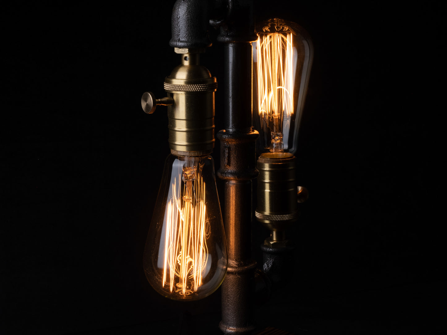 handmade night lamps: "Handmade night lamps with unique rustic designs."