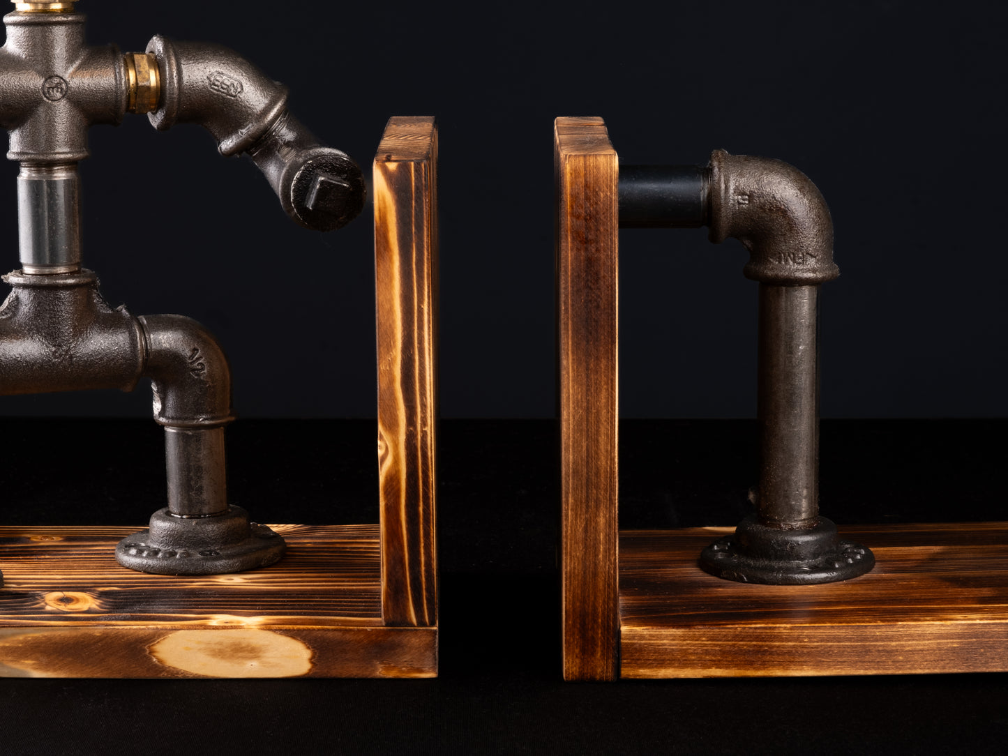 industrial night lamps: "Industrial night lamps with a rustic twist, a unique Father's Day gift."