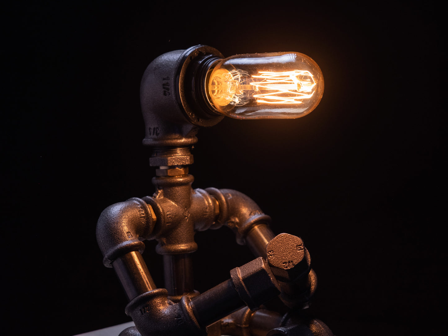 rustic night lamps: "Beautiful rustic night lamps with a warm glow."