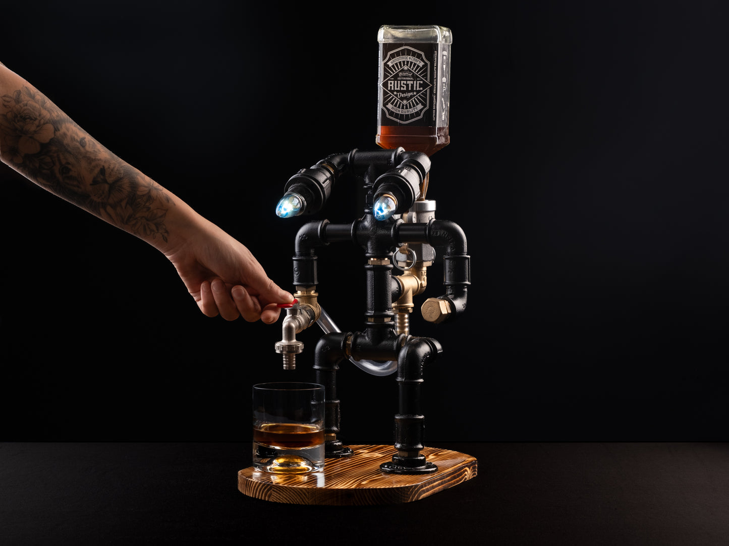 rustic drink dispensers: "Elegant rustic drink dispensers for any occasion."