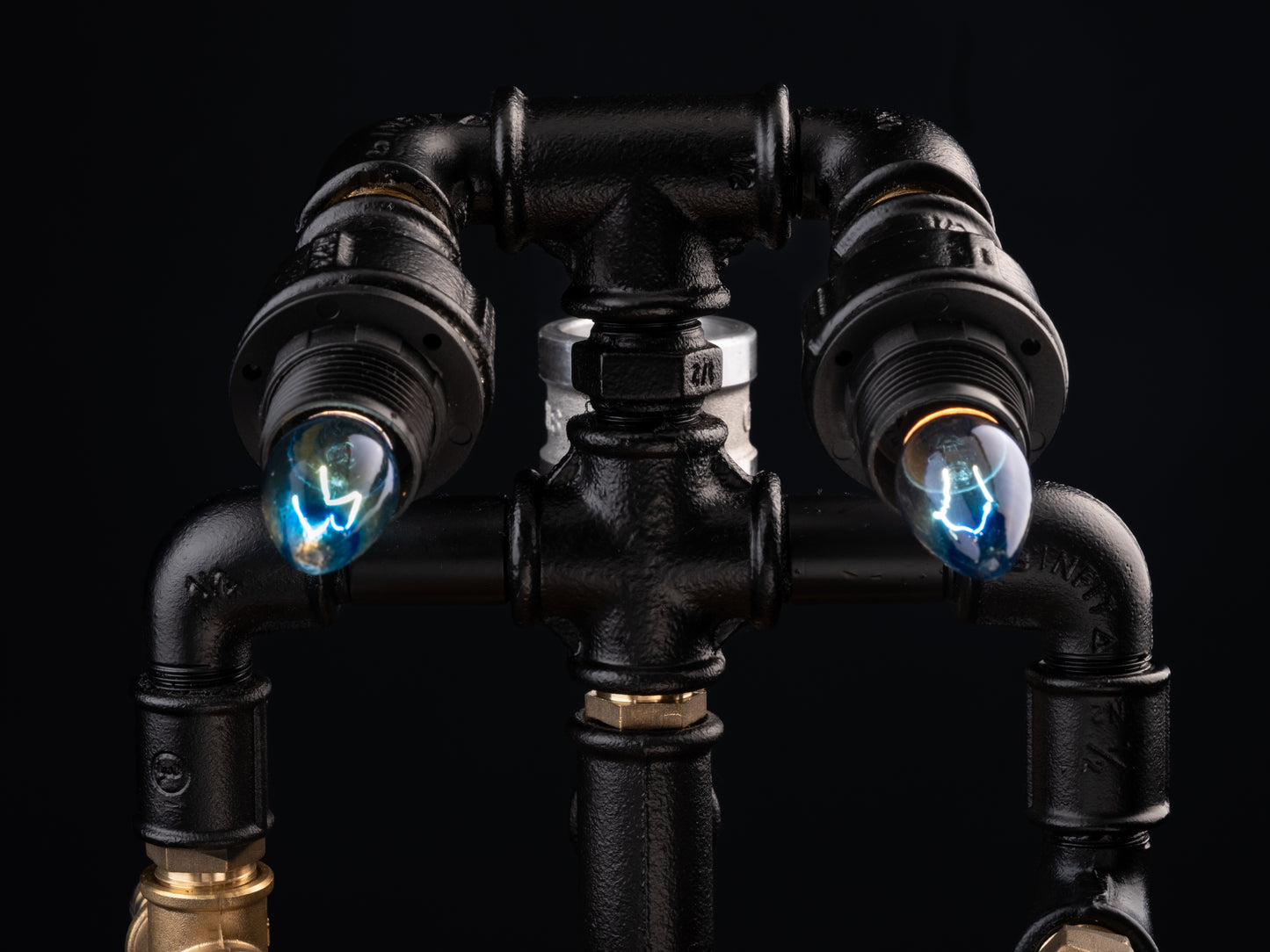 industrial bar taps: "Industrial bar taps with a rustic feel."
