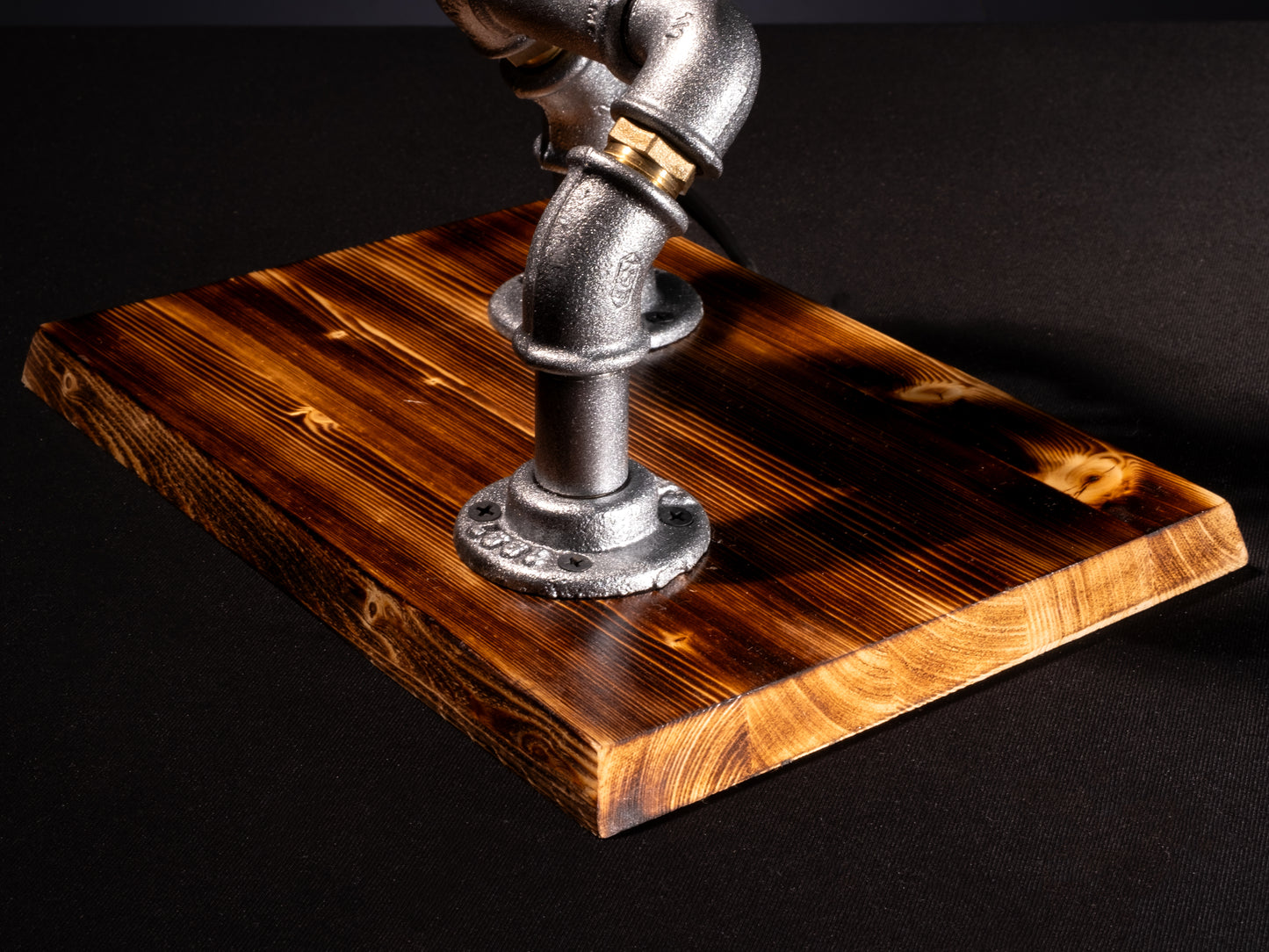 industrial night lamps: "Industrial night lamps with a rustic twist."
