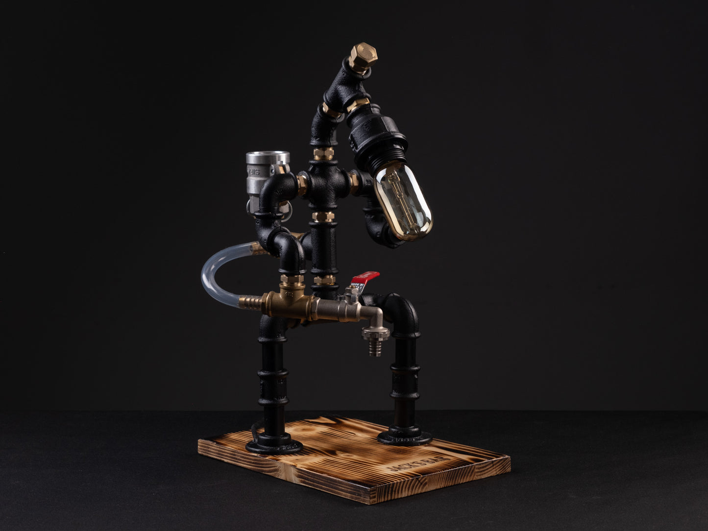 rustic liquor dispensers: "Rustic liquor dispensers for stylish serving."