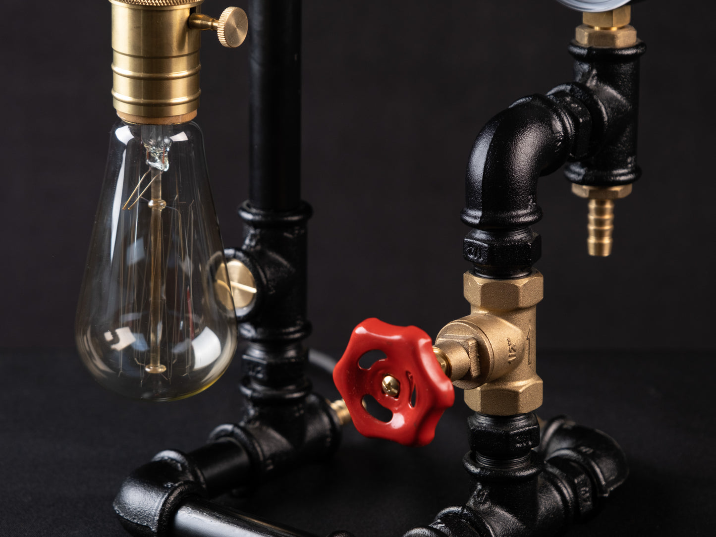 industrial night lamps: "Industrial night lamps with a rustic twist."