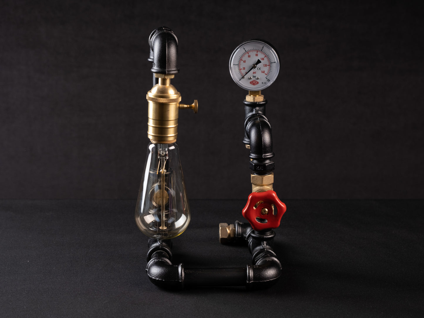 industrial night lamps: "Industrial night lamps with a rustic twist."