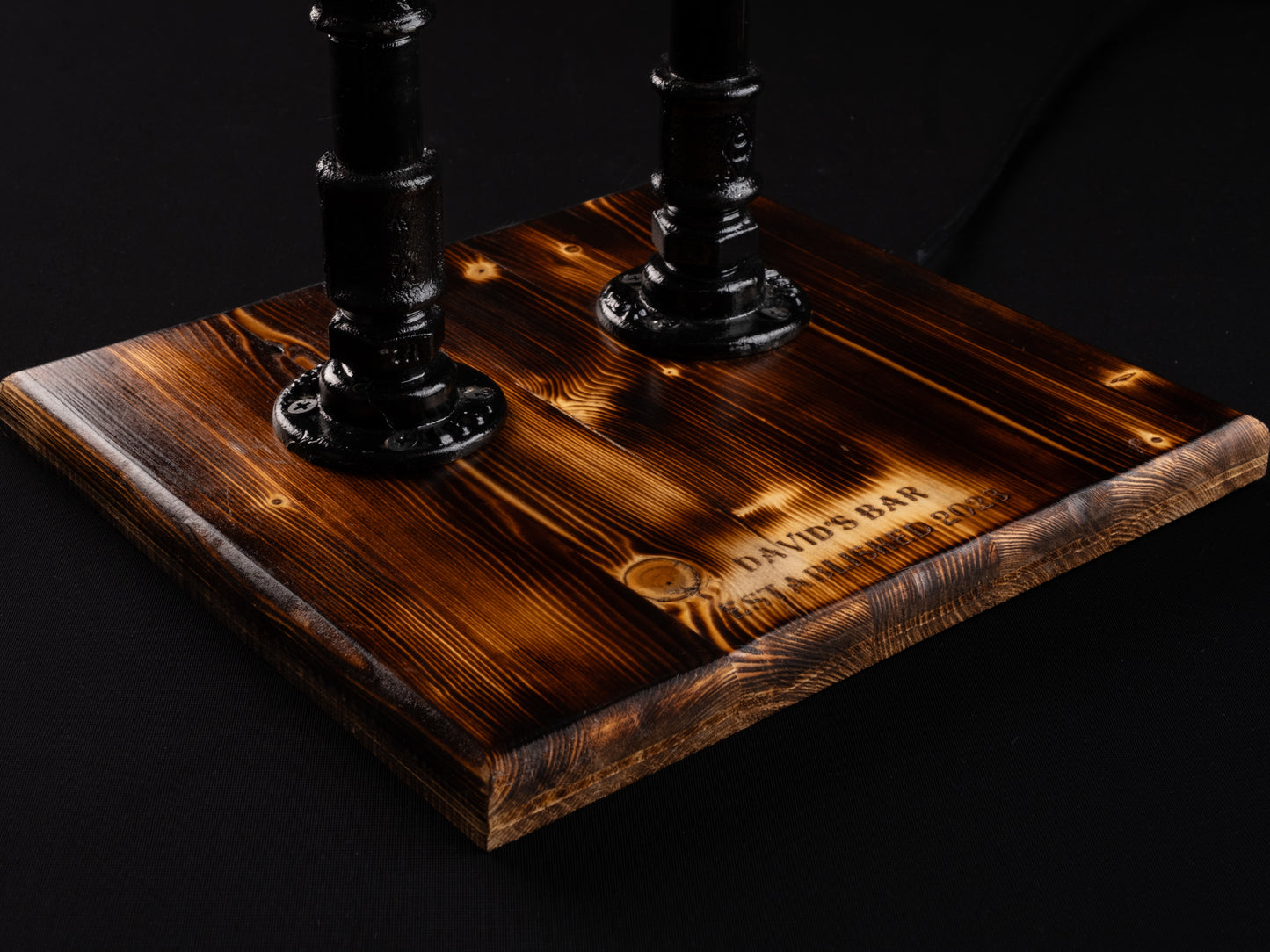 wooden beer taps: "Wooden beer taps for a rustic bar experience, a great birthday gift."