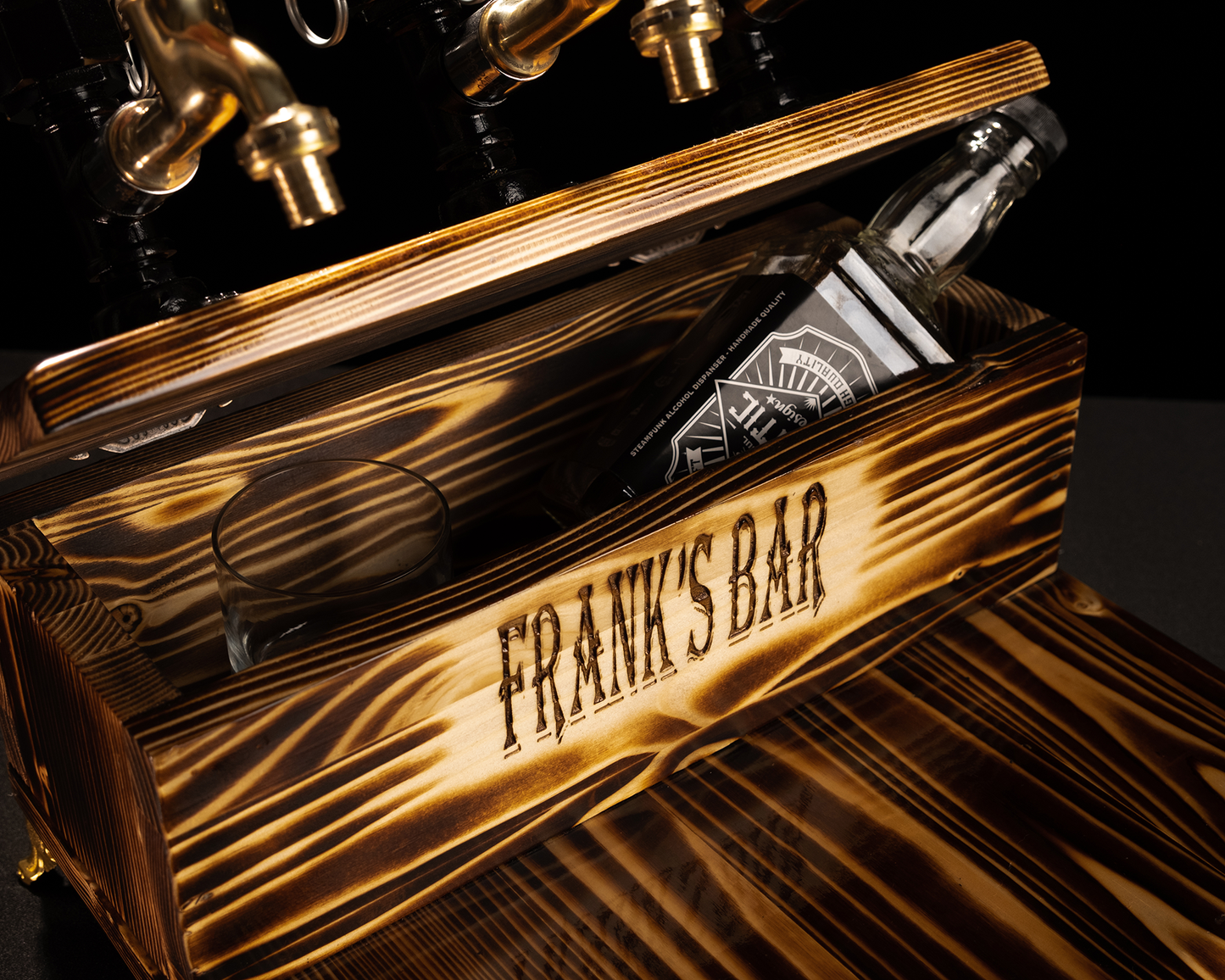 rustic drink dispensers: "Elegant rustic drink dispensers for any occasion."