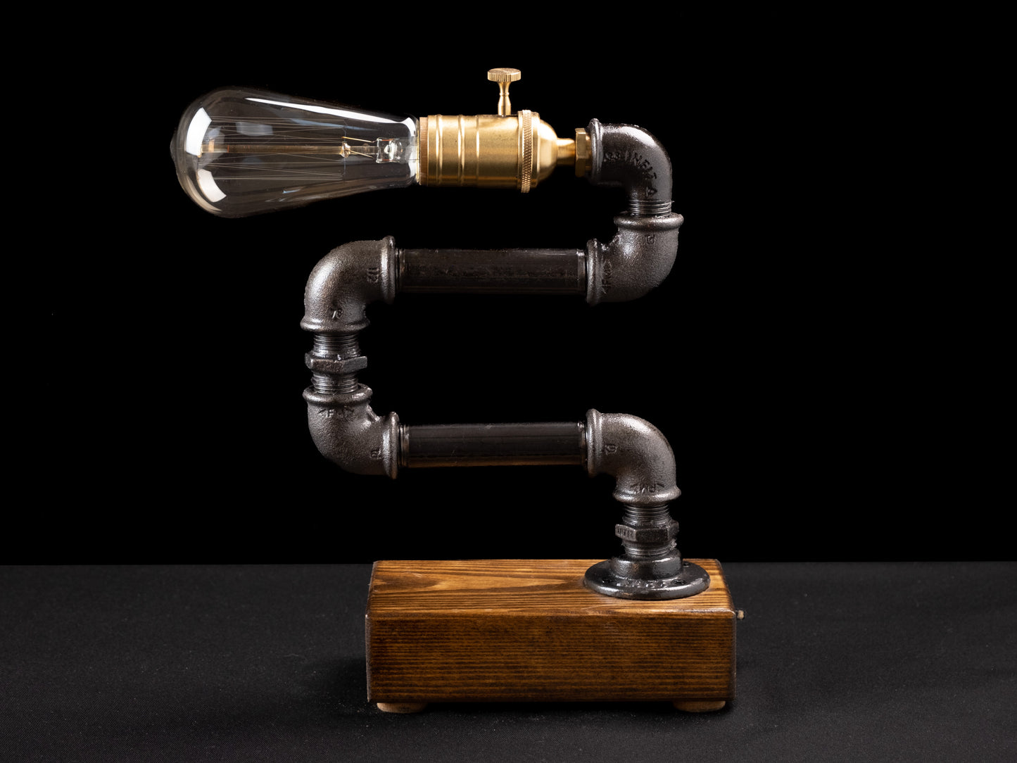 rustic reading lamps: "Rustic reading lamps ideal for late-night reading."