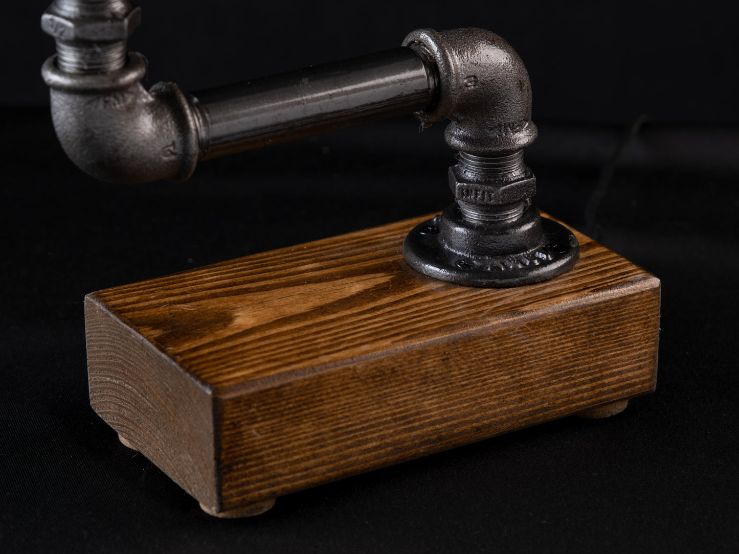 industrial night lamps: "Industrial night lamps with a rustic twist."