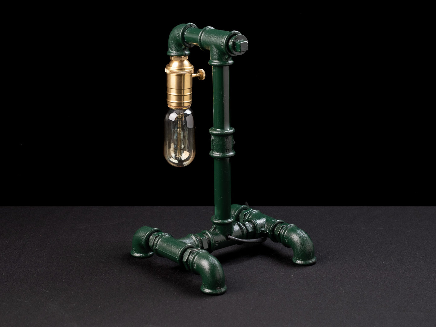 rustic reading lamps: "Rustic reading lamps ideal for late-night reading."