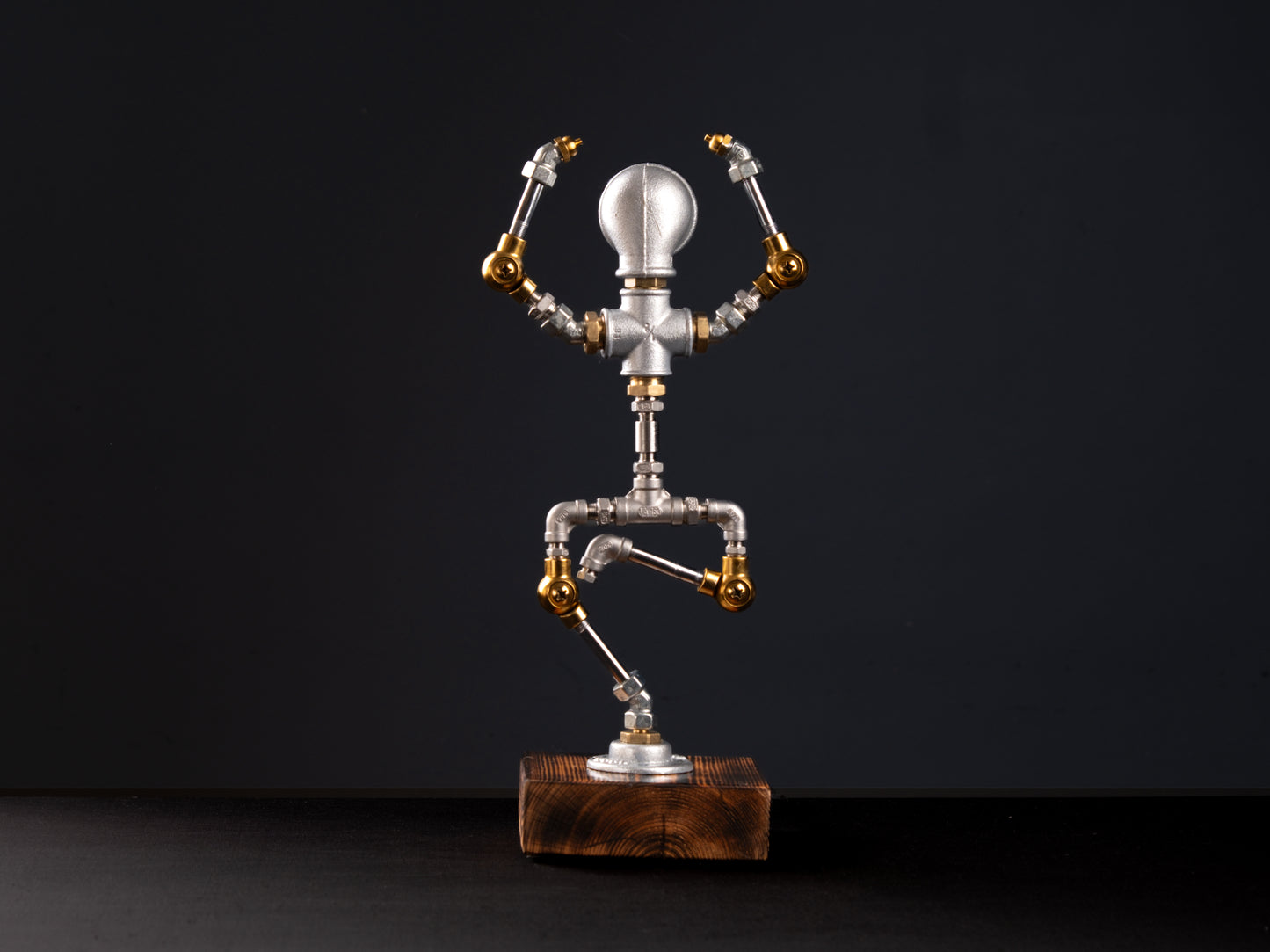 industrial night lamps: "Industrial night lamps with a rustic twist."