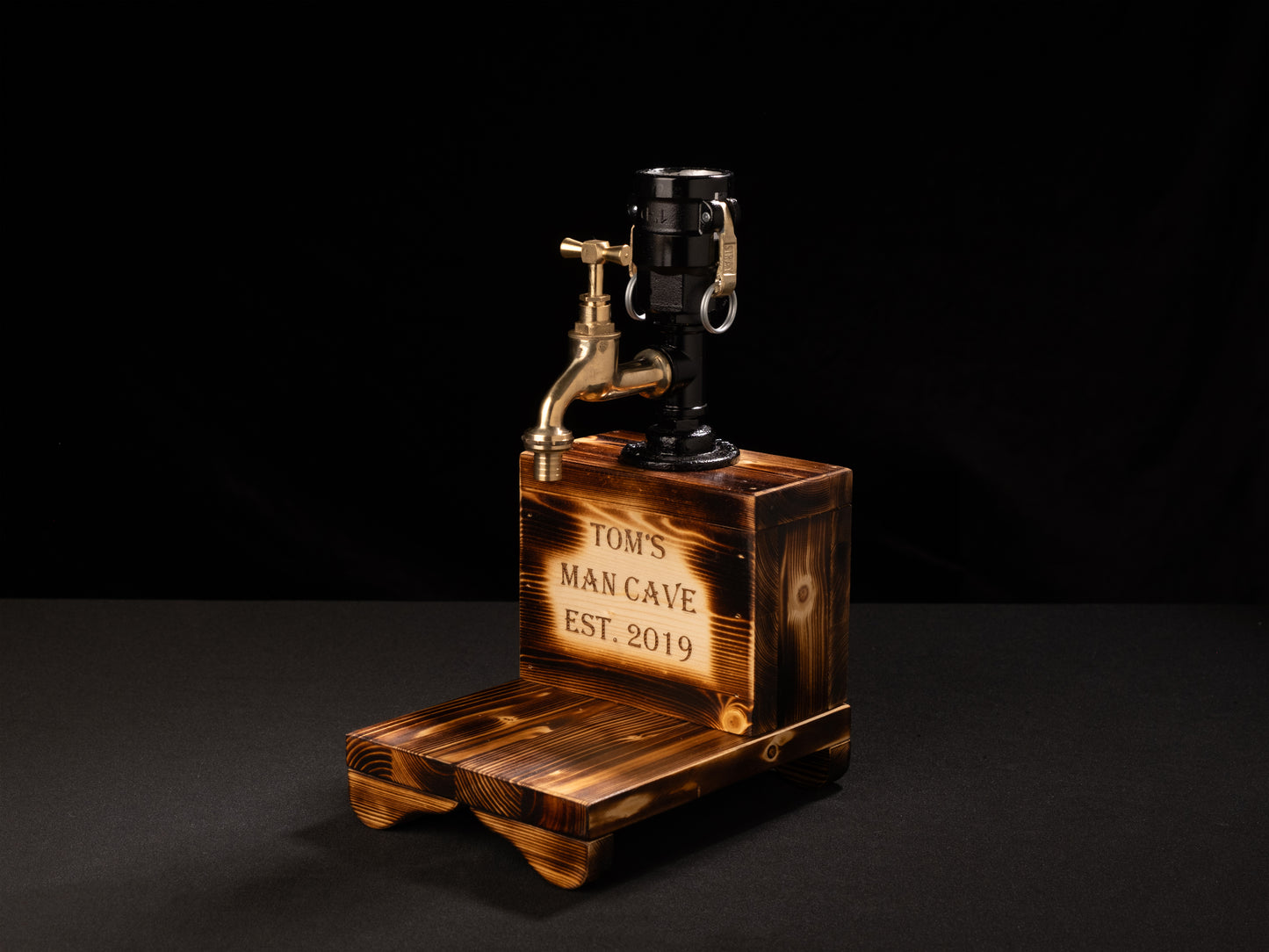 handmade drink dispensers: "Handmade drink dispensers with rustic charm."