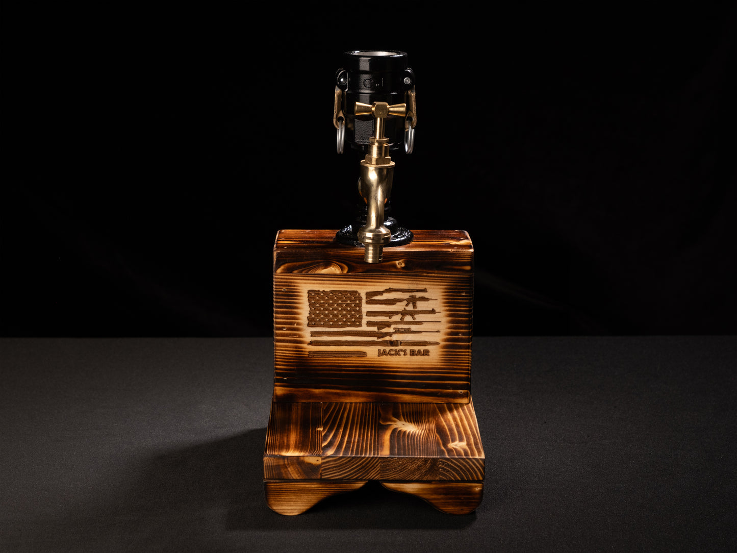 vintage beer taps: "Vintage beer taps adding a classic touch."