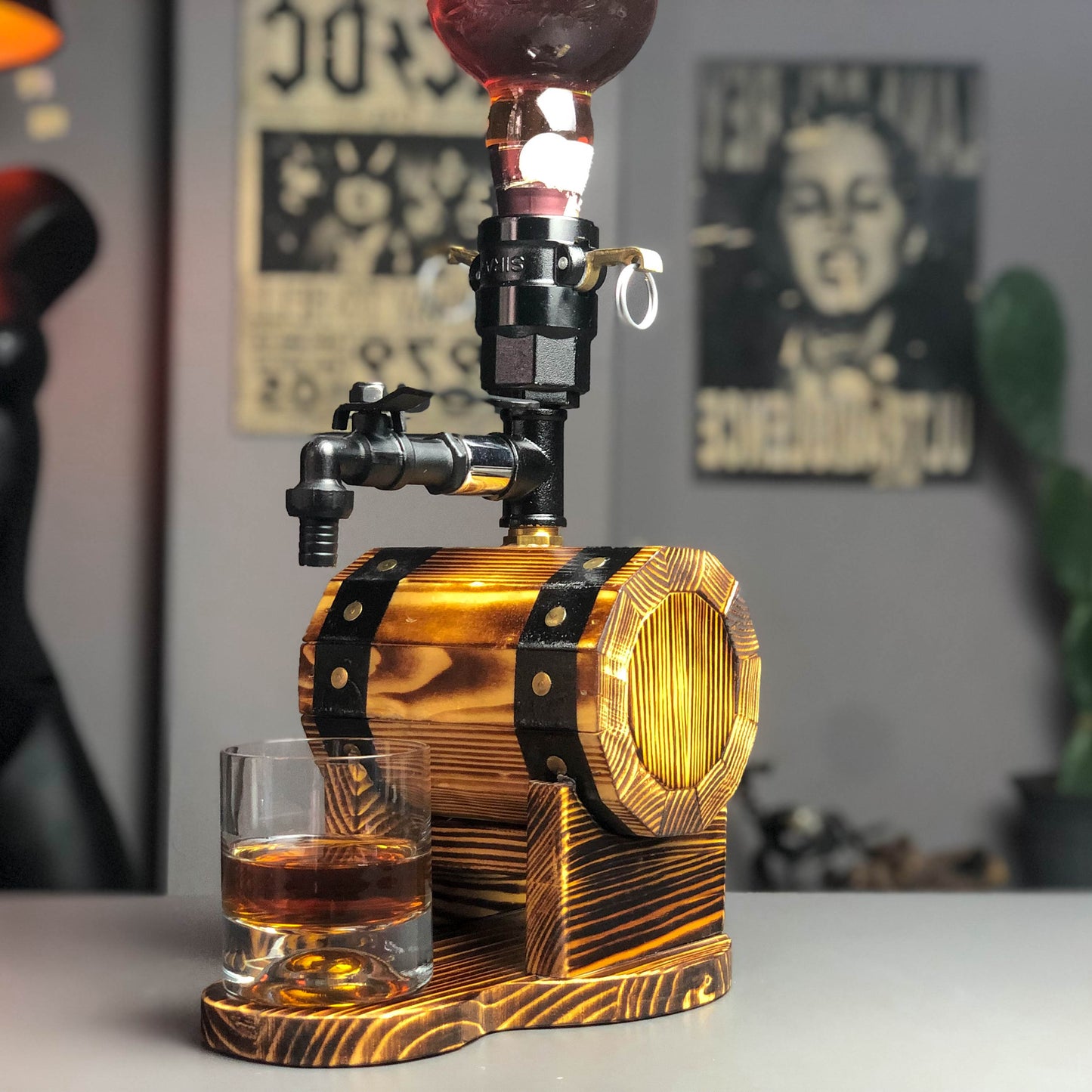 rustic drink dispensers: "Elegant rustic drink dispensers for any occasion."
