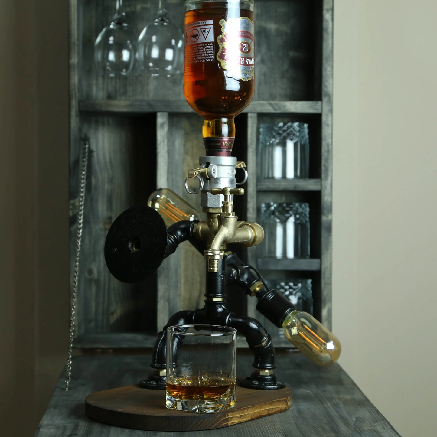 rustic drink dispensers: "Elegant rustic drink dispensers for any occasion, perfect for a birthday gift."