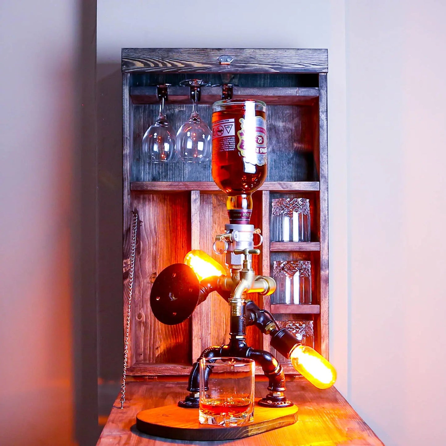 vintage beer taps: "Vintage beer taps adding a classic touch, great as a Father's Day present."