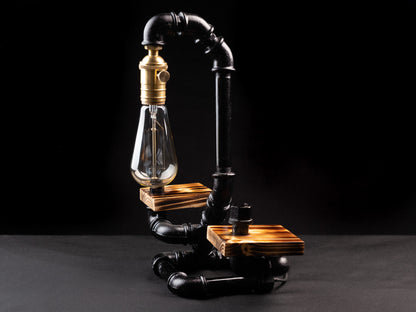 rustic night lamps: "Beautiful rustic night lamps with a warm glow."