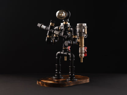 industrial bar taps: "Industrial bar taps with a rustic feel."