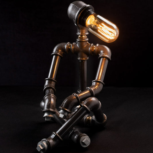 rustic night lights: "Rustic night lights providing a soft, ambient glow."