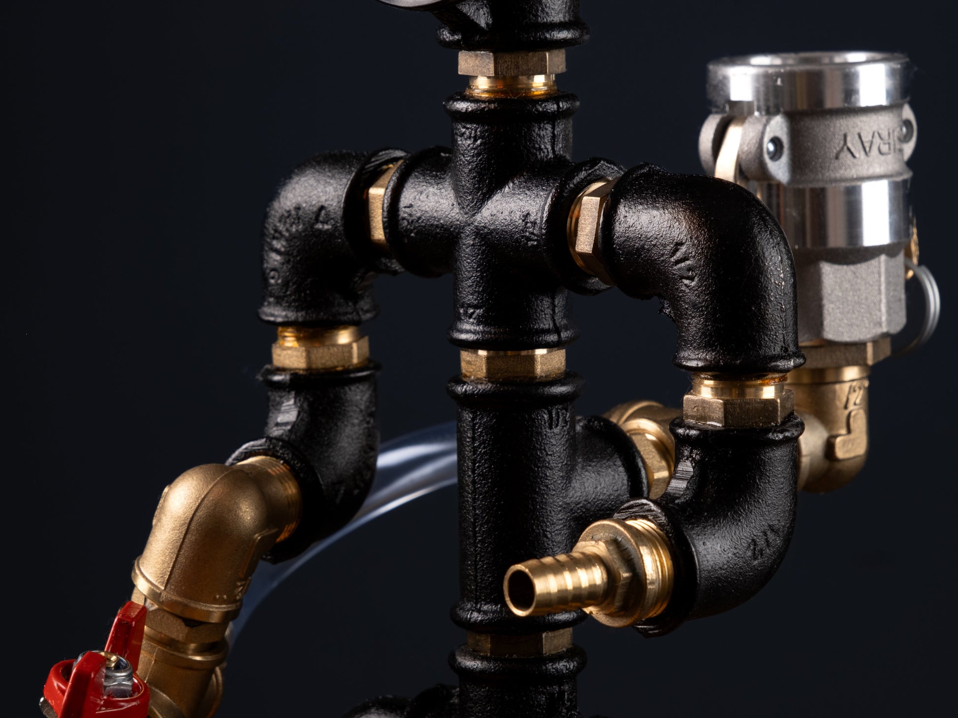 vintage beer taps: "Vintage beer taps adding a classic touch."