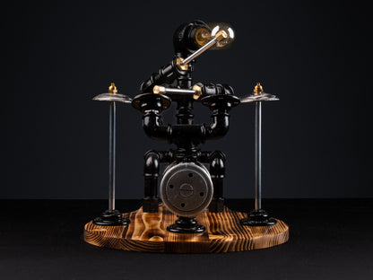 rustic table lamps: "Elegant rustic table lamps perfect for any living room."