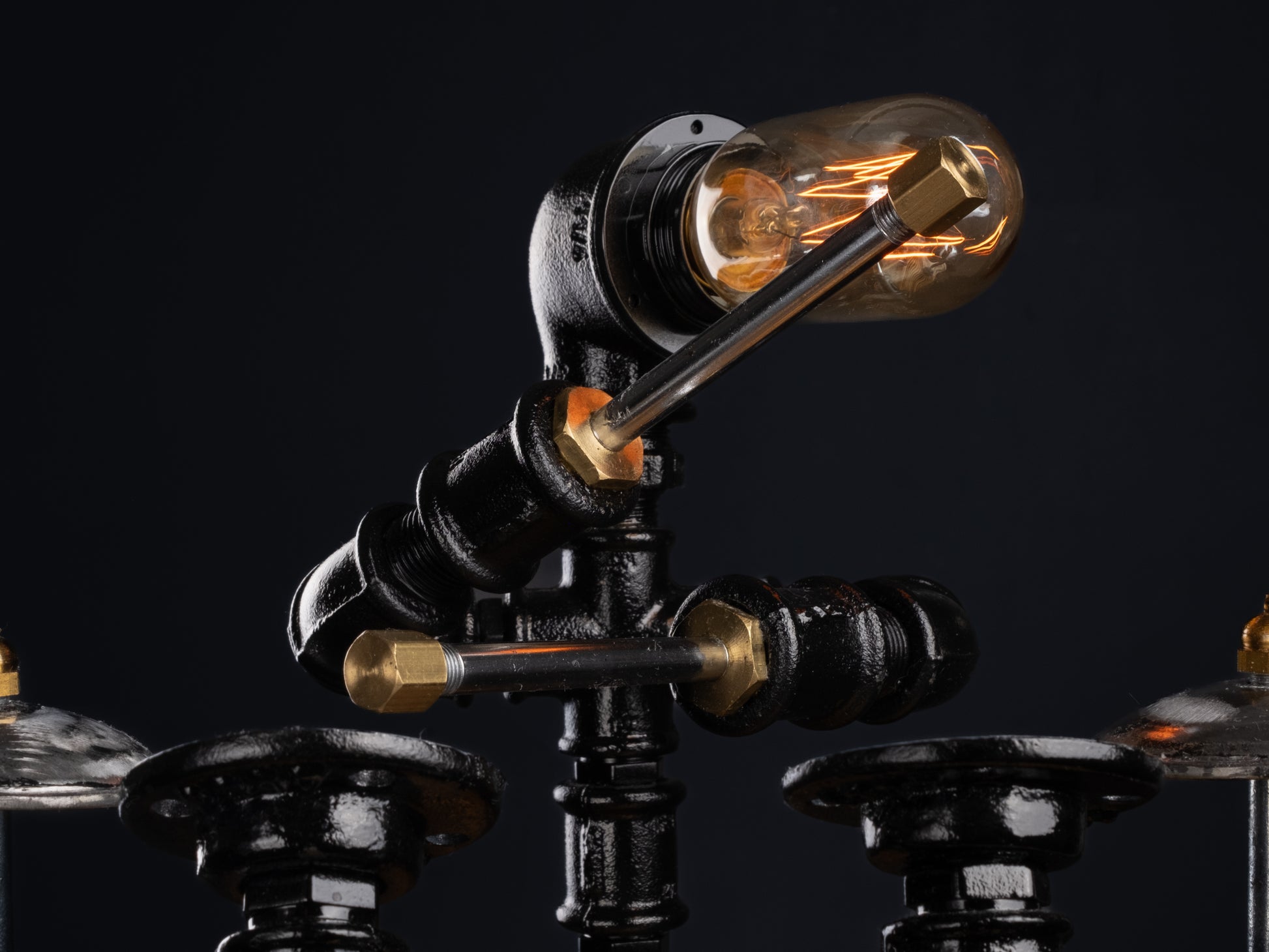rustic night lamps: "Beautiful rustic night lamps with a warm glow."