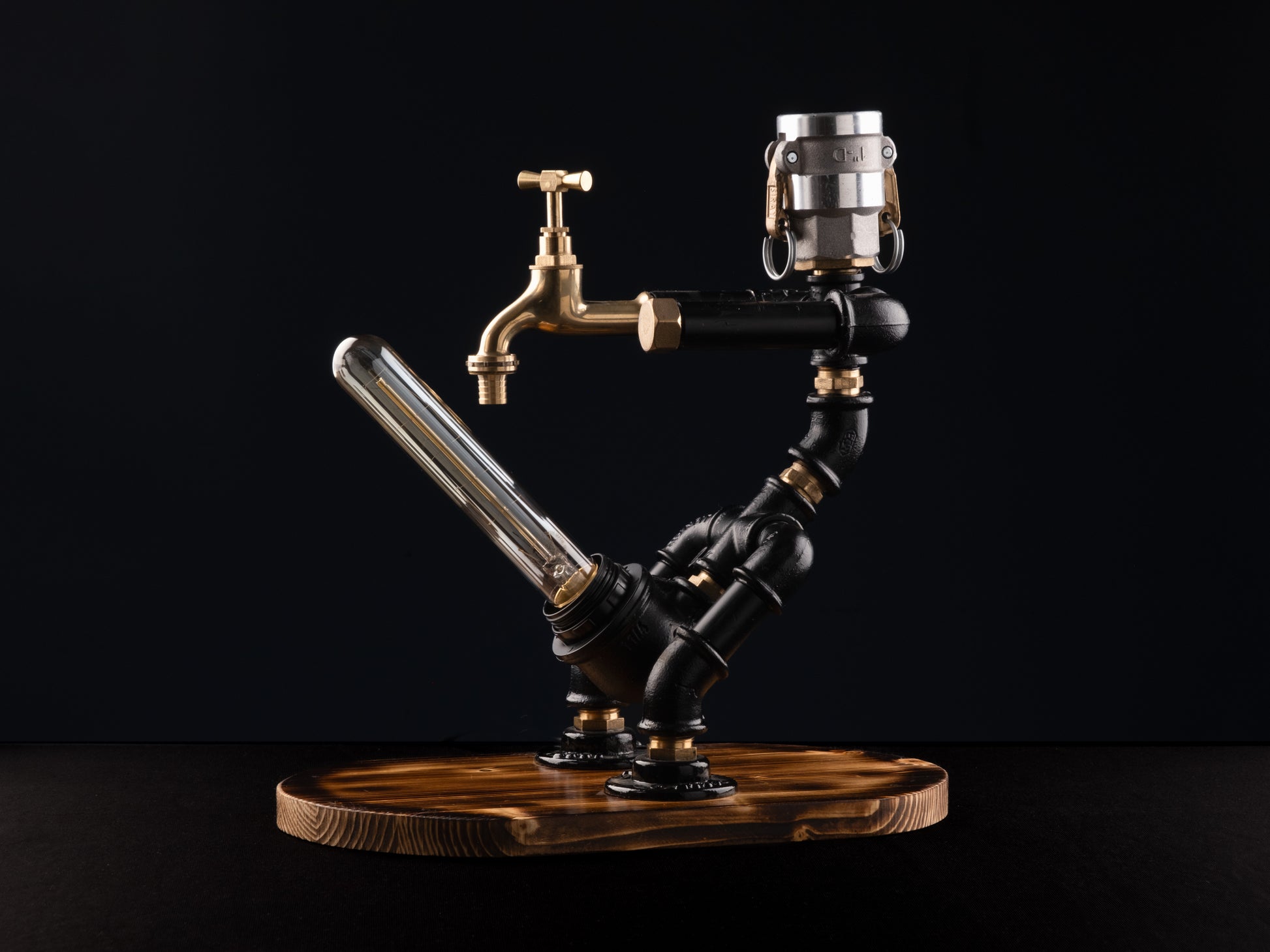 industrial bar taps: "Industrial bar taps with a rustic feel, a unique Father's Day gift."
