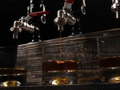 rustic drink dispensers: "Elegant rustic drink dispensers for any occasion."