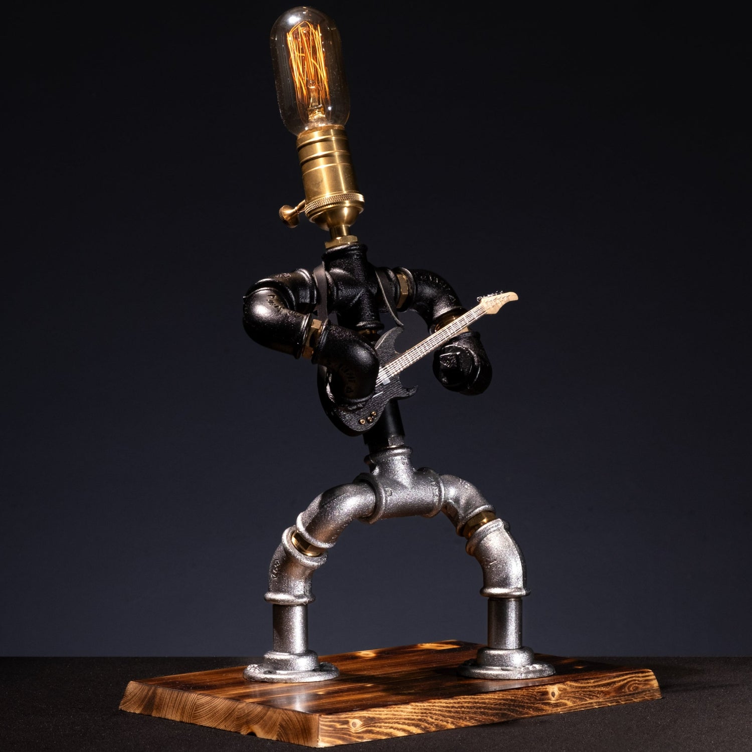 rustic night lamps: "Beautiful rustic night lamps with a warm glow."