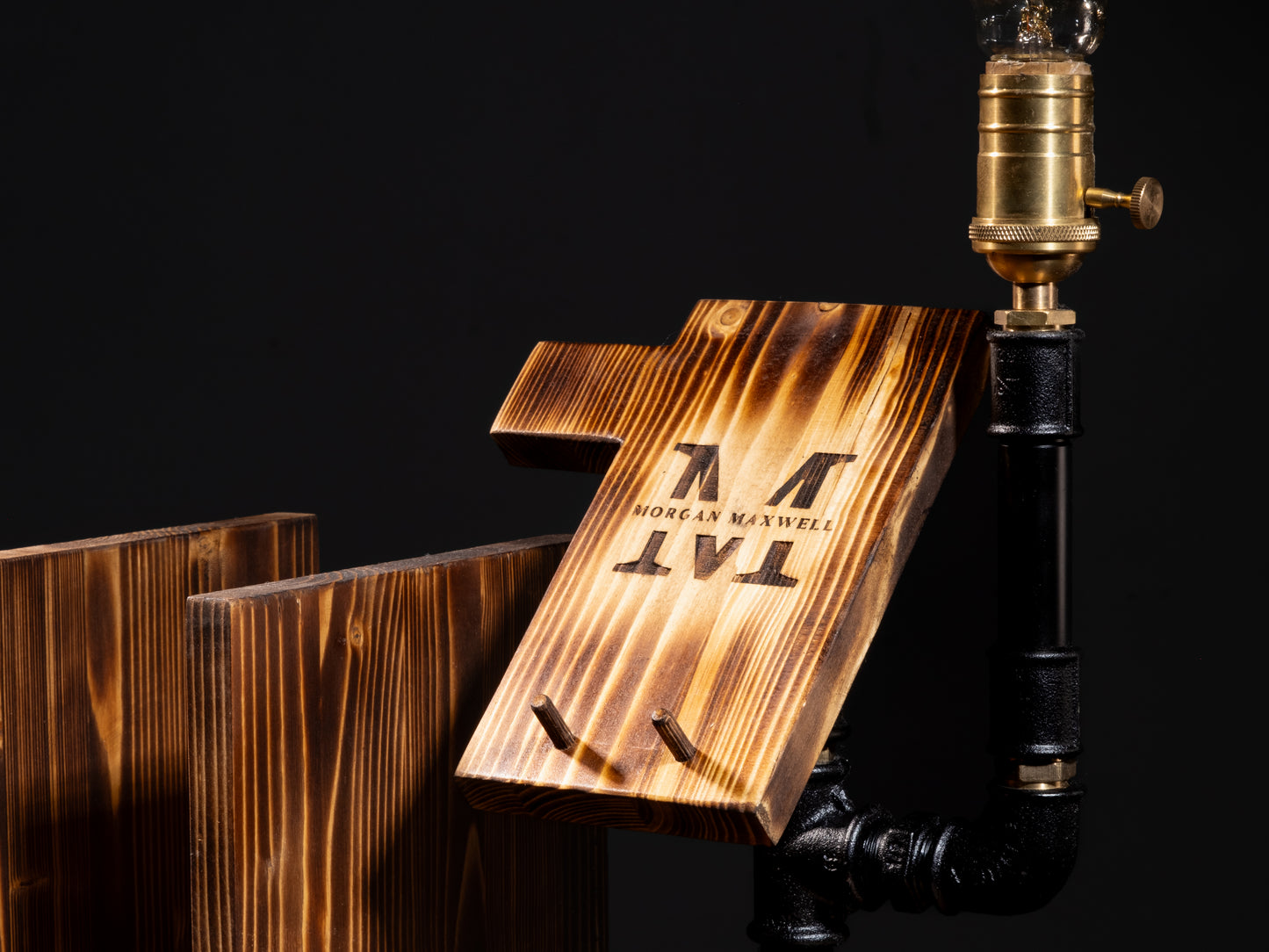 rustic table lamps: "Elegant rustic table lamps perfect for any living room."