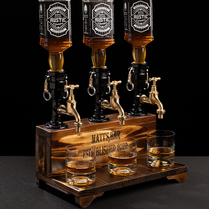 handmade drink dispensers: "Handmade drink dispensers with rustic charm."