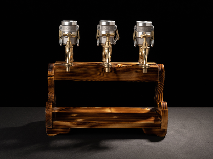 rustic bar faucets: "Rustic bar faucets adding character to your bar."