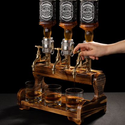 rustic drink dispensers: "Elegant rustic drink dispensers for any occasion."