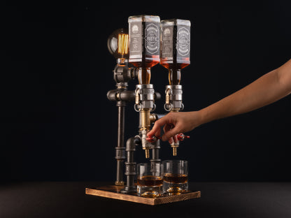 vintage beer taps: "Vintage beer taps adding a classic touch."