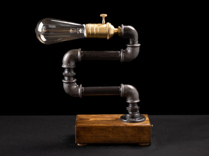 rustic reading lamps: "Rustic reading lamps ideal for late-night reading."