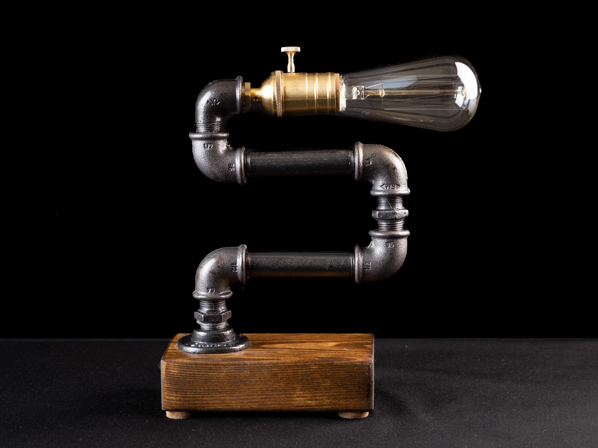 rustic accent lamps: "Rustic accent lamps for a stylish finishing touch."