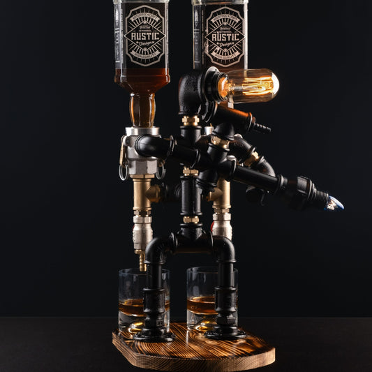 vintage beer taps: "Vintage beer taps adding a classic touch."