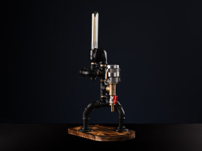 rustic bar faucets: "Rustic bar faucets adding character to your bar."