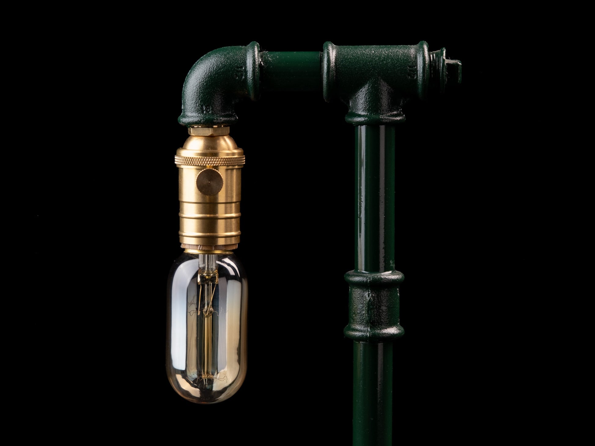 industrial night lamps: "Industrial night lamps with a rustic twist."