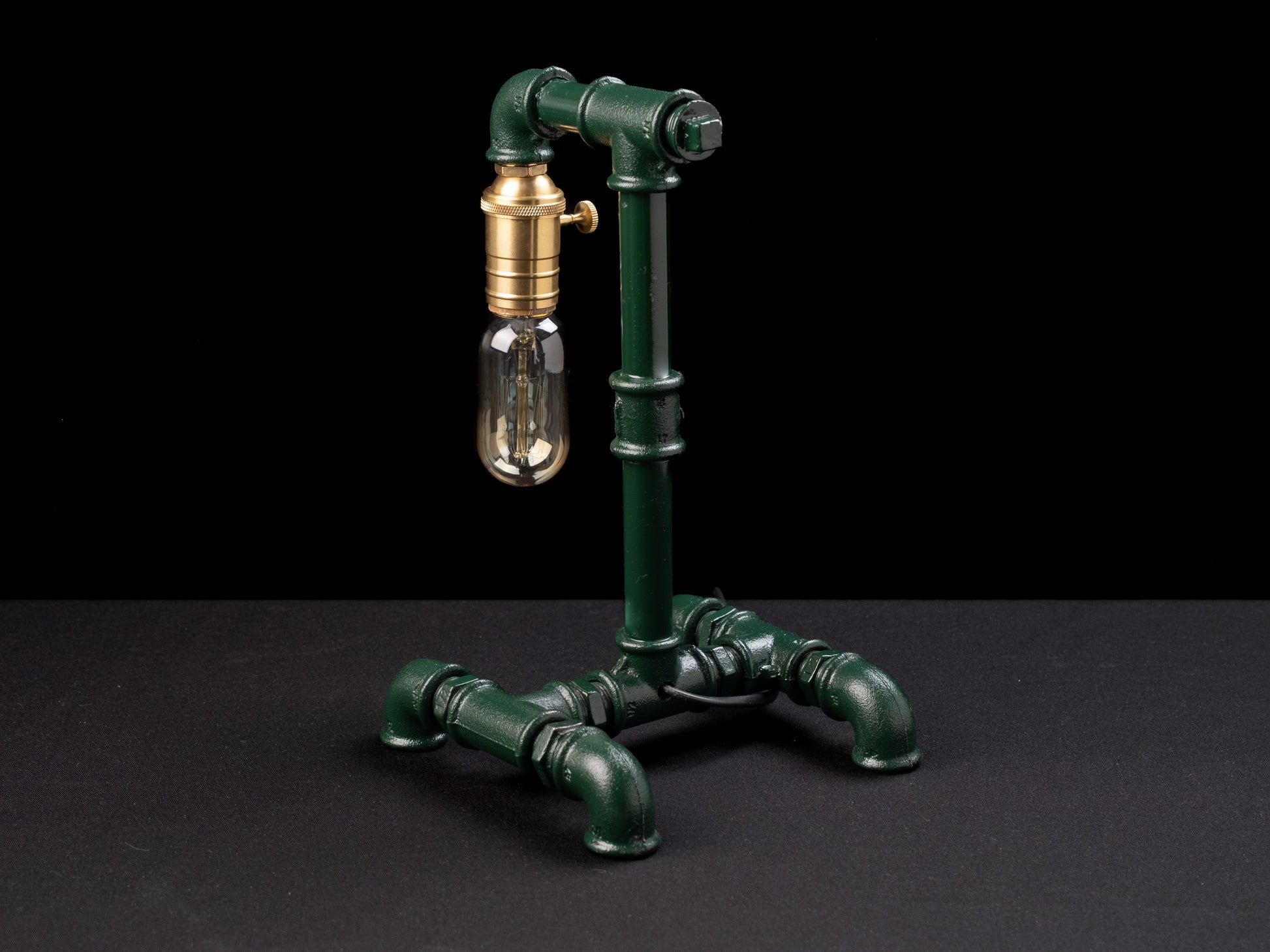 rustic reading lamps: "Rustic reading lamps ideal for late-night reading."